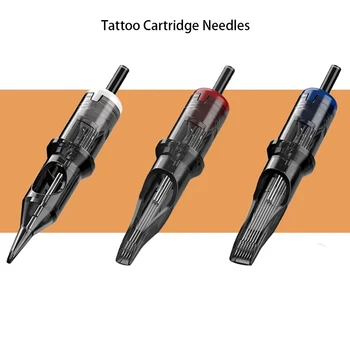 Профессиональные Картриджные Иглы для татуировки 0,35 mmRL RS RM Одноразовые Иглы Для Татуажа, Перманентный Макияж Для Роторной Машины для татуировки