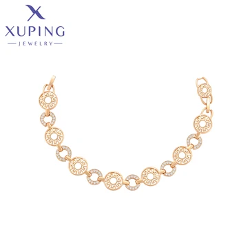 Ювелирные изделия Xuping Новая модель, модный популярный браслет золотого цвета X000440647